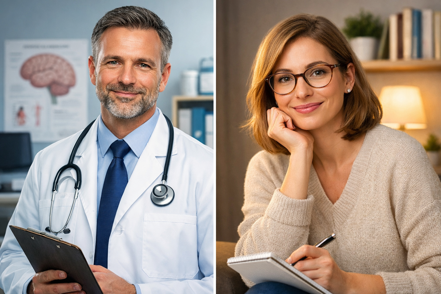 różnica między psychologiem a psychiatrą