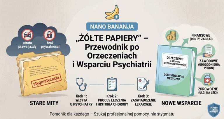 Jak dostać żółte papiery od psychiatry i czym są?